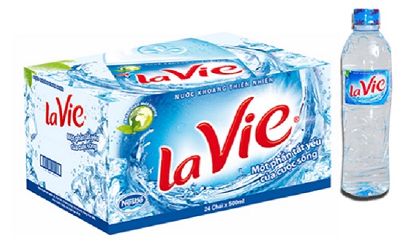 Thùng nước uống Lavie 500ml có bao nhiêu chai?